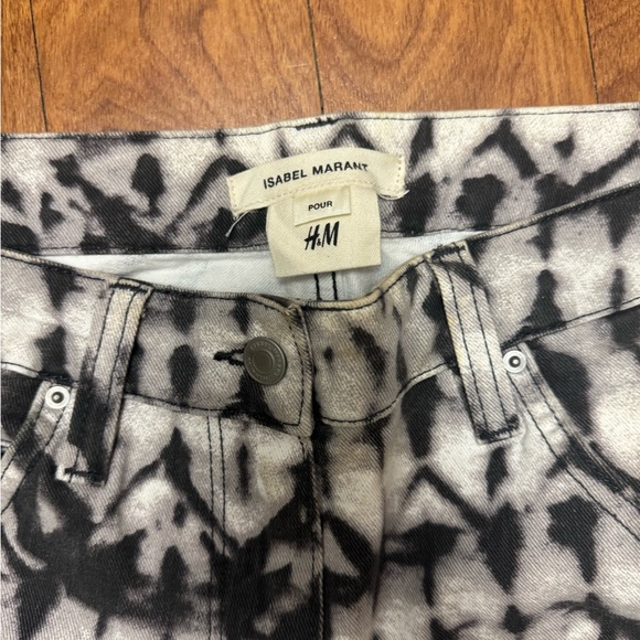 Isabel Marant for H&M Denim Tapestry Multicolor Jeans - Picture 2 of 4